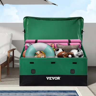 Produktbild von 1013L Aufbewahrungsbox für den Außenbereich 147 x 86 x 108 cm Auflagenbox aus wasserdichter PE-Plane Gartentruhe Kissenbox Aufbewahrungsbehälter
