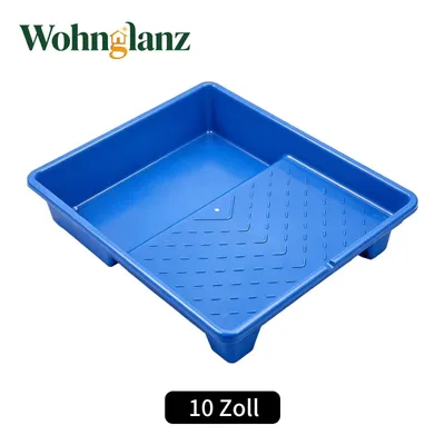 Produktbild von Wohnglanz Farbwanne 10 Zoll, Maler Farbschale für Farbroller Außenmaß 370x330mm