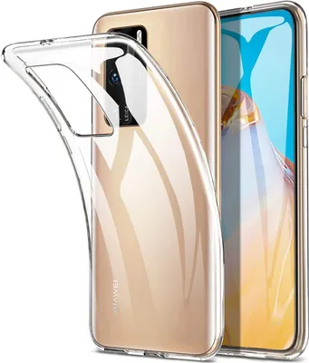 Produktbild von Conie Silikon Schutzhülle für Huawei P40 Pro Tasche klar Case Cover Bumper Hülle durchsichtig in transparent