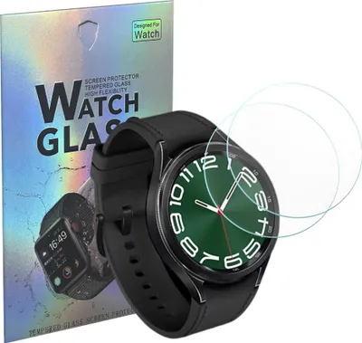 Obrázok produktu pre Tvrdené sklo pre Samsung Galaxy Watch 6 CLASSIC 47mm [2 ks] ochranné sklo z tvrdeného skla Phonillico®