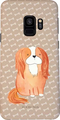 Produktbild von Mr. & Mrs. Panda Samsung Galaxy S9 Handyhülle Hund Cavalier King Charles Spaniel - Hundeglück - Geschenk, Schlappohren, Cover, Handy Schutzhülle, Cockerspaniel, Sprüche