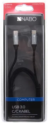 Obrázok produktu pre NABO USBC 3.0 NABO USBC 3.0 1m čierna