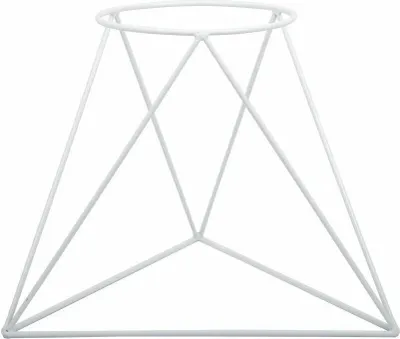 Produktbild von Blumenständer, Blumenbeet Dreieckiger Metall, Glamour, Weiß 40cm