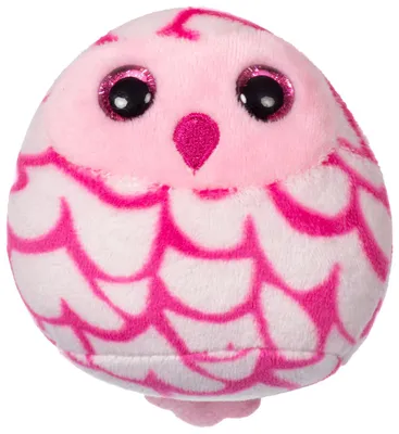 Produktbild von Ty Mini Kuscheltier Pinky Eule 10cm - Flauschiges Beanie Boo