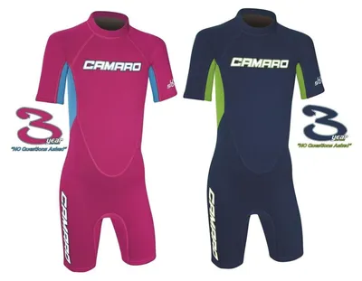 Immagine prodotto di CAMARO Flex Kinder, muta in neoprene, modello shorty, costume da bagno. Taglia: 6 (124-132). Colore: blu