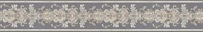Produktbild von A.S. Création Bordüre Only Borders barock silber 5,00 m x 0,10 m