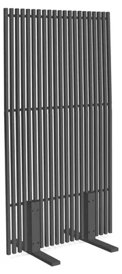 Zdjęcie produktu dla Dekoracyjny panel ogrodowy, antracytowy, 80 x 150 cm, otwarty metalowy