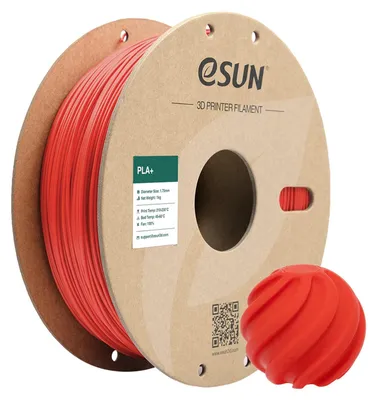 Image de Esun - 3D - Filament E 1,75 mm pla 1 kg rouge | Pièce 1 kilogramme