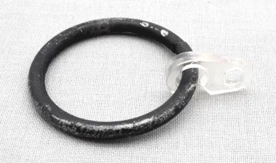 Produktbild von 8 Stück Eisenringe mit Ösenhaken für Stil 16-28 mm rustikal oder gedreht
