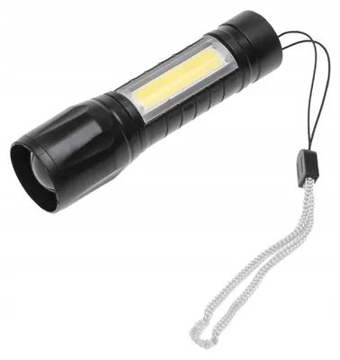Zdjęcie produktu dla LATARKA Kieszonkowa Mała LED COB Ładowana USB Akumulatorowa 5036