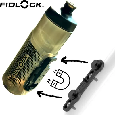 Produktbild von Fidlock Fahrrad Trinkflasche 600ml Komplettset Standardrahmen M5 Befestigung