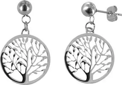 Image de Boucles d'oreilles pour femmes CO88 Collection 8CE-10004 Couleur argent