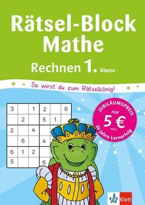 Produktbild von Rätsel-Block Mathe. Rechnen 1. Klasse