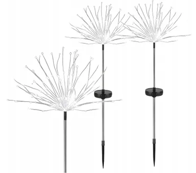 Zdjęcie produktu dla Lampki Ogrodowe Solarne Dmuchawiec 480 Led Z Pilotem Ip65 Wodoodporne 4Szt
