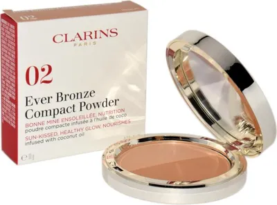 Produktbild von Clarins Ever Matte, Jeder Hauttyp, Light, Beige, Palette, Gepresstes Puder, Matte