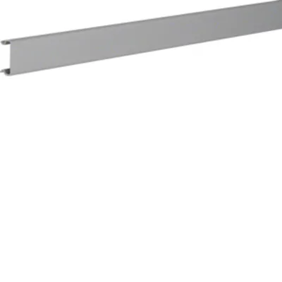 Produktbild von Hager B3002527030, Kabelrinnenabdeckung, Grau, PVC, 25 mm, 2000 mm