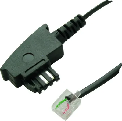 Produktbild von Schwaiger DSL-Kabel RJ12 6P2C -> TAE-F 6P4C 3m schwarz