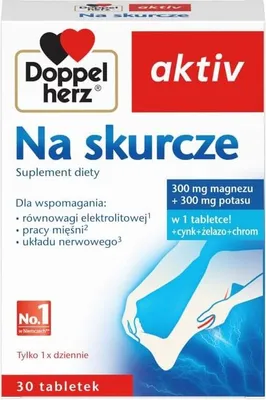 Produktbild von Doppelherz aktiv BEI KRÄMPFEN Magnesium 300 mg + Kalium 300 mg 30 Tab.