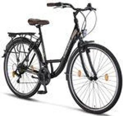 Produktbild von Chillaxx Bike Strada Premium City Bike in 24, 26, 28 Zoll - Fahrrad für Mädchen, Jungen, Herren und Damen - 21 Gang-Schaltung - Hollandfahrrad Citybike