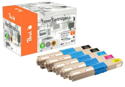 Produktbild von Peach 112228 Tonerkartusche 5 Stück(e) Kompatibel Schwarz, Cyan, Magenta, Gelb