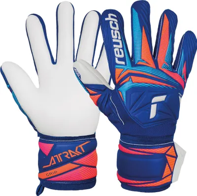 Produktbild von Reusch Torwarthandschuhe Attrakt Grip mit Grip und Komfort 4126 sharp blu/wht/shock orng 9