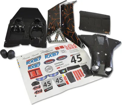 Produktbild von Amewi Karosserieteile schwarz RXB7