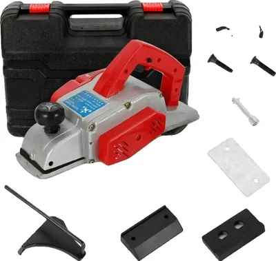 Image de Fraiseuse à bois, puissance 1300 W, largeur de coupe 90 mm, rouge