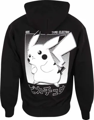 Produktbild von Pokemon - Kapuzenpullover für Herren/Damen Uni HE2084 (S) (Schwarz)