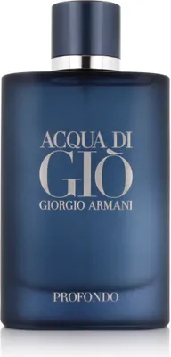 Produktbild von Giorgio Armani Acqua Di Giò Profondo, Männer, 125 ml, Spray, ALCOHOL ● PARFUM / FRAGRANCE ● AQUA / WATER ● LIMONENE ● LINALOOL ● ALPHA-ISOMETHYL...