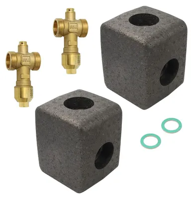 Produktbild von 2 x Sicherheitsventil und Isolierung G 1"/DN25 LK 556 Set