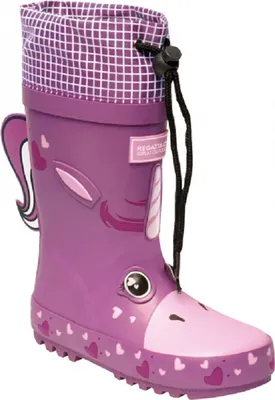 Obrázek produktu pro Dare 2B Kids Mudplay dinosauří holínky RG4788 (38 EU) (Orchidejově fialový potisk)