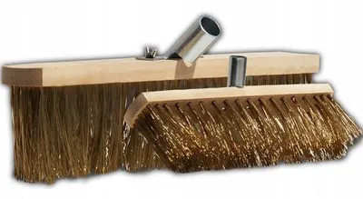 Image de Brosse métallique pour nettoyage de surfaces, Crawtico, 40 cm