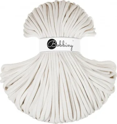 Zdjęcie produktu dla Bobbiny Jumbo 9 mm 100 m Off White Sznurek