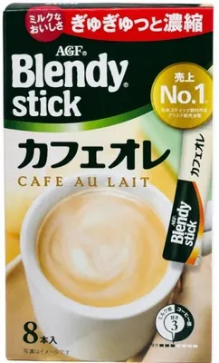 Immagine prodotto di Agf | Caffè solubile con latte Blendy Stick Café Au Lait - 8x8,2 g - Caffè in polvere - Caffè al latte - 8 confezioni