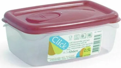 Obrázek produktu pro Obdélníkový box na oběd s víkem Dem 39582 Obdélníkový 14,5 x 10 x 6 cm (24 ks) (0,5 l) (14,5 x 10 x 6 cm)