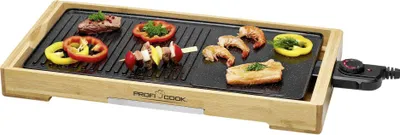 Zdjęcie produktu dla ProfiCook PC-TYG 1143, Blat, Aluminium, Bambusowy, Czarny, Aluminium, 510 x 250 mm, obrotowy