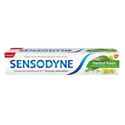 Image de Sensodyne dentifrice fraîcheur aux herbes, 75ml