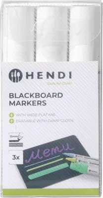 Image de HENDI Kreidemarker 15 mm, 3x weiß