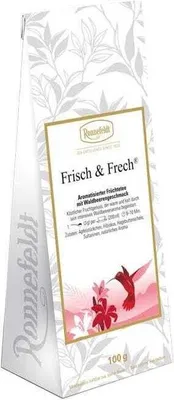 Produktbild von Frisch & Frech aromatisierter Früchtetee 100g