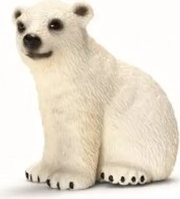 Produktbild von Schleich Eisbärjunges Wild Life, Braun, Weiß, Beide Geschlechter, 4 cm, 3 cm, 4,5 cm, 1 Stück