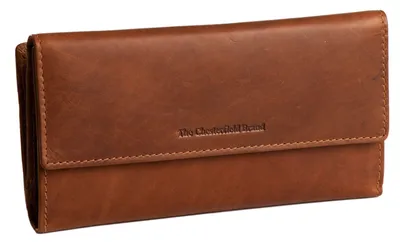 Image de The Chesterfield Brand porte-monnaie Dahlia Flap Wallet Cognac brun