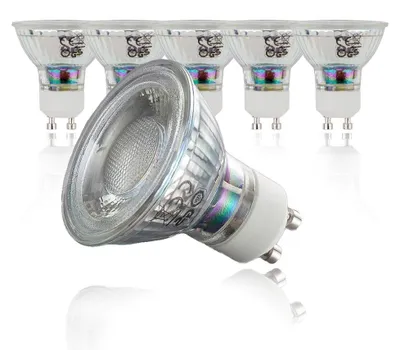 Produktbild von B.K.LICHT 50-LMF-008-10 5W GU10 3000K 10PACK LED-Reflektor, Sockel GU10 / GZ10, 5 Watt, Warmweiß, 3000 K,