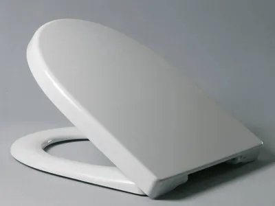 Produktbild von Haro WC-Sitz Madeira Steckscharn. Edelstahl C0102G weiß alpin