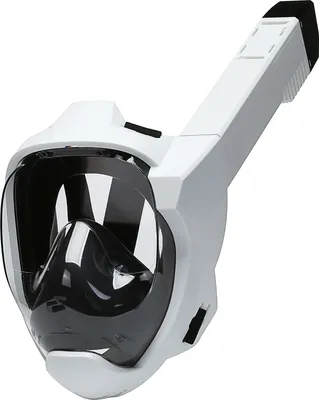 Produktbild von Schnorchelmaske Vollgesichtsmaske mit komplettem Trockenatemsystem Schnorchelausruestung fuer Erwachsene 180¡ã Panoramasicht Schnorchelmaske mit Antibeschlag- und Auslaufschutz