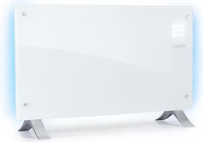 Image de Klarstein Radiateur Electrique à Faible Consommation d'Energie, 2000W Chauffage Electrique d'Intérieur avec Thermostat, Portable, Chauffage Mural, Chauffage d'Appoint, Radiateurs, Pieds en Aluminium