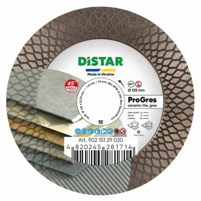 Obrázok produktu pre Diamantový rezací kotúč Distar 125 PRO GRES 125x22,23x1,9 mm