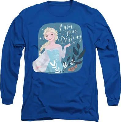 Obrázok produktu pre Frozen - Tričko "Own Your Destiny" pre mužov/dámy uni TV14352 (L) (kráľovská modrá)