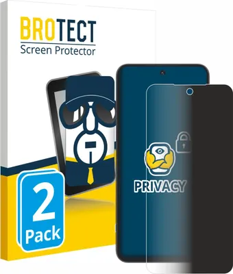 Produktbild von 2x BROTECT Sichtschutzfolie für Telekom T Phone 3 Pro Anti-Spy Privacy Sichtschutz Blickschutz Folie Blaulicht-Schutz