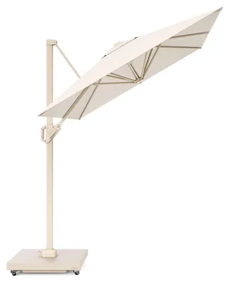 Produktbild von Sonnenschirm eckig Voyager T¹ Basic | hinten kippbarㅤ3.0 x 2.0 Meter 2 Ivory | Sandstone