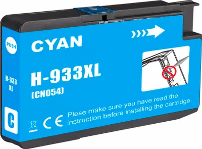 Produktbild von TECHTEK Tinte Ersetzt 933XL (CN054AE) Kompatibel mit [HP] OfficeJet 6100, OfficeJet 6600, OfficeJet 6700, OfficeJet 6700 Premium, OfficeJet 7110, Off